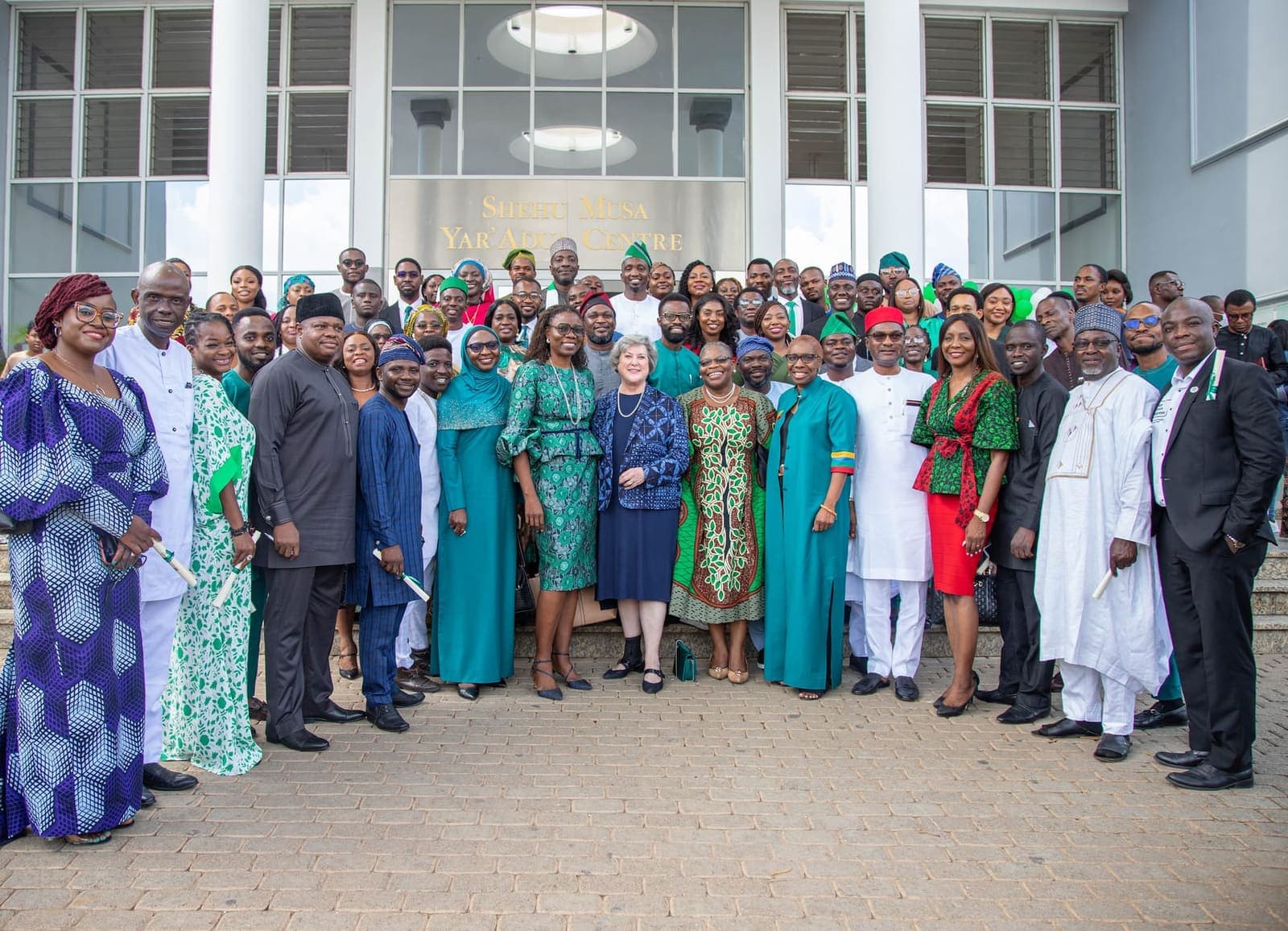 The Class of 2022 with faculty and guests