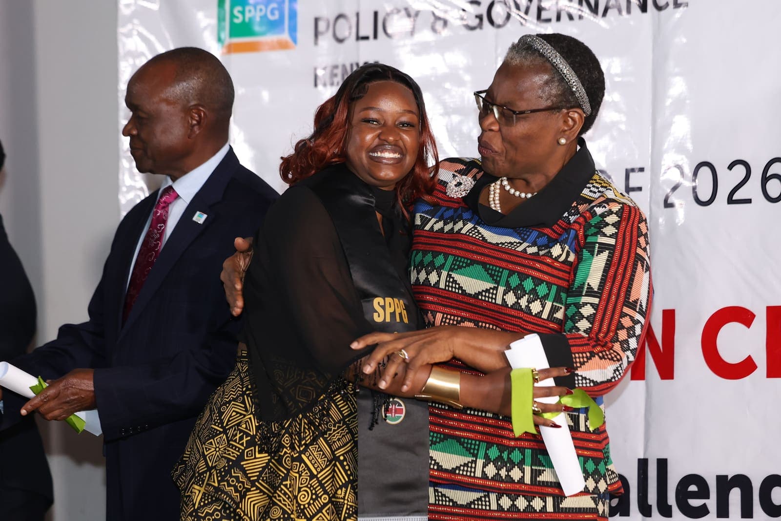 Graduates of SPPG Kenya celebrating